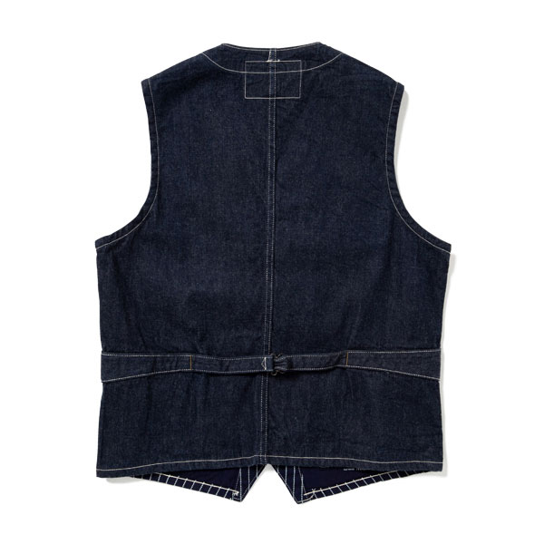 ��SUGAR CANE�ʥ��奬��������ˡ� WABASH STRIPE WORK VEST 9oz. �����Хå��她�ȥ饤�� ����٥���  sc12654