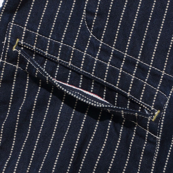 ��SUGAR CANE�ʥ��奬��������ˡ� WABASH STRIPE WORK VEST 9oz. �����Хå��她�ȥ饤�� ����٥���  sc12654