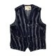 ��SUGAR CANE�ʥ��奬��������ˡ� WABASH STRIPE WORK VEST 9oz. �����Хå��她�ȥ饤�� ����٥���  sc12654