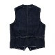 ��SUGAR CANE�ʥ��奬��������ˡ� WABASH STRIPE WORK VEST 9oz. �����Хå��她�ȥ饤�� ����٥���  sc12654