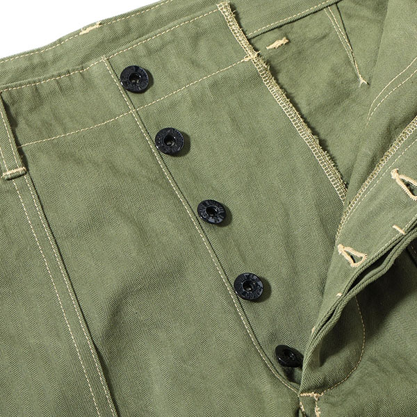 ڥ󥻥쥯ȡBUZZ RICKSON'SʥХꥯ󥺡ˡ U.S. MARINE CORPS M-1941 HERRINGBONE PANTS SHORT LENGTH ߥ꥿꡼ѥ եƥѥ ѥ BR42534