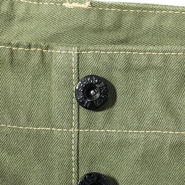 ڥ󥻥쥯ȡBUZZ RICKSON'SʥХꥯ󥺡ˡ U.S. MARINE CORPS M-1941 HERRINGBONE PANTS SHORT LENGTH ߥ꥿꡼ѥ եƥѥ ѥ BR42534