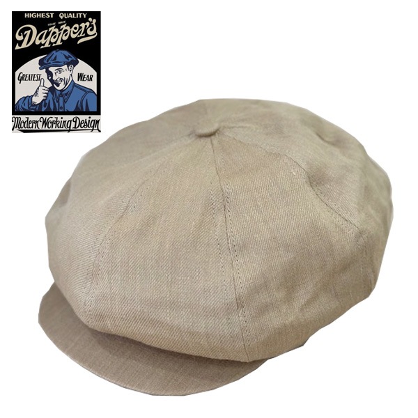 ��Dapper's�ʥ��åѡ���)��Classical Casquette Type B LOT1718 LINEN TWILL ��ͥ� �� ���㥹���å�