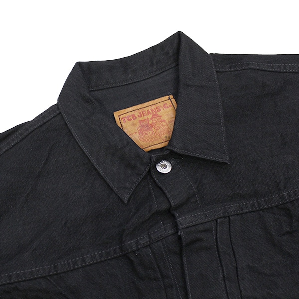 ��TCB JEANS�ʥƥ��������ӡ� �����󥺡��ˡ�NEW S40's JACKET BKBK WW2 �����ǥ� 40ǯ�奸�㥱�å� BLACK DENIM �֥�å��ǥ˥�