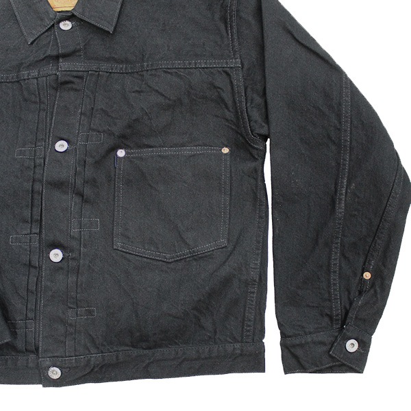 ��TCB JEANS�ʥƥ��������ӡ� �����󥺡��ˡ�NEW S40's JACKET BKBK WW2 �����ǥ� 40ǯ�奸�㥱�å� BLACK DENIM �֥�å��ǥ˥�