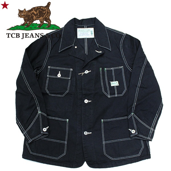 ��TCB JEANS�ʥƥ��������ӡ� �����󥺡��ˡ� Purrcules Jacket BKBK COVERALL TCB������ �����ǥ� ���С�������