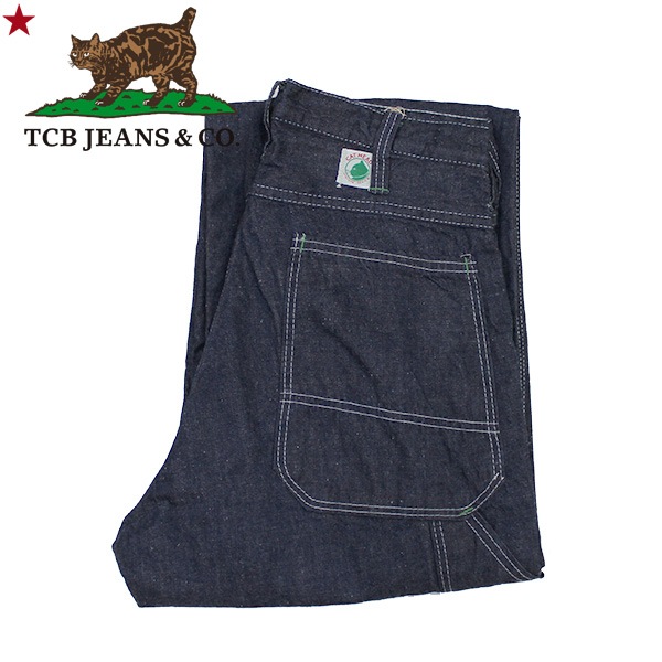 ��TCB JEANS�ʥƥ��������ӡ� �����󥺡��ˡ� Cat Head Work Pants ����åȥإå�  �ǥ˥� �ѥ�� ������ JAPAN DENIM
