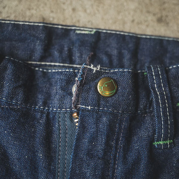 ��TCB JEANS�ʥƥ��������ӡ� �����󥺡��ˡ� Cat Head Work Pants ����åȥإå�  �ǥ˥� �ѥ�� ������ JAPAN DENIM
