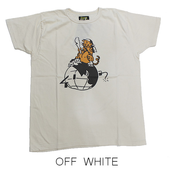 ��Dapper's�ʥ��åѡ����ˡ�1.3mm Binder C Neck Tee Standard Sewing Model LOT1701 (TIGER) �ץ��� T-SHITS T�����