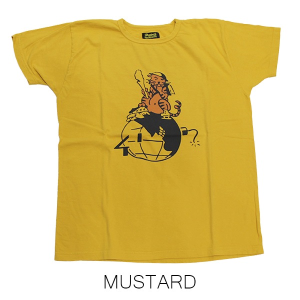 ��Dapper's�ʥ��åѡ����ˡ�1.3mm Binder C Neck Tee Standard Sewing Model LOT1701 (TIGER) �ץ��� T-SHITS T�����