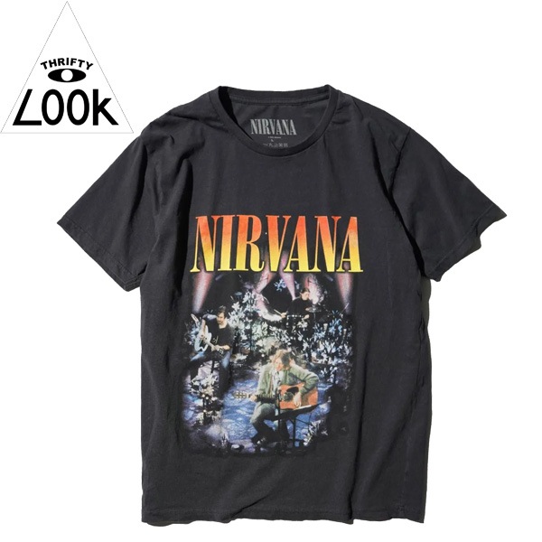 ��THRIFTY LOOK�ʥ���եƥ�����å��ˡ�NIRVANA TEE ��MTV Unplugged ��MTV ����ץ饰�ɡˡ���Ųù� VINTAGE �ӥ�ơ������� T����� �˥�С��� �����ȥ��С���