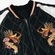 �ڥơ��顼���Ρʥơ��顼�ȥ��襦�ˡ�tt15973-219 / Mid 1950s Style Acetate Quilted Souvenir Jacket ��WHITE TIGER�� �� ��DUELLING DRAGONS�� �� �ۥ磻�ȥ������� ζ �ɥ饴�� �����ơ��� ����ƥ��� ��������� �����٥˥����㥱�å�