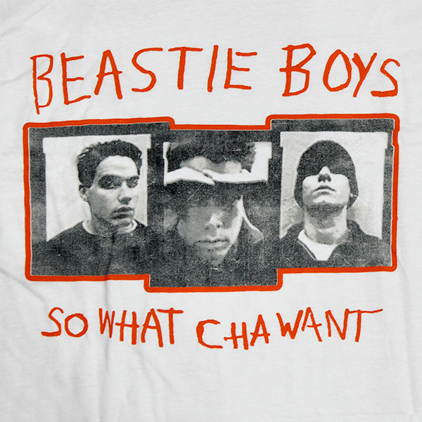 BEASTIE BOYS（ビースティー ボーイズ】 T-SHIRTS Tシャツ 「SO WHAT