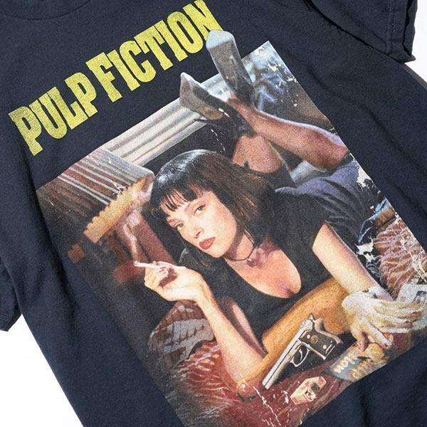 ��THRIFTY LOOK�ʥ���եƥ�����å��ˡ�PULP FICTION �ʥѥ�ס��ե��������� �إݥ����������ȡ���Ųù� VINTAGE �ӥ�ơ������� T����� ������ƥ��󡦥����ƥ�����