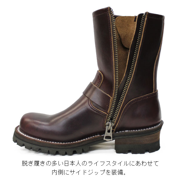 SLOWWEAR LION / SWL (������������ �饤����) ��8595H�ۥ����२������쥶�����󥸥˥��֡��� Vibram#100 / BURGUBDY��(������������ �饤����)