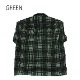 The GROOVIN HIGHʥ롼ϥˡCorduroy Check Shirts Ĺµ ǥ  RED GREEN