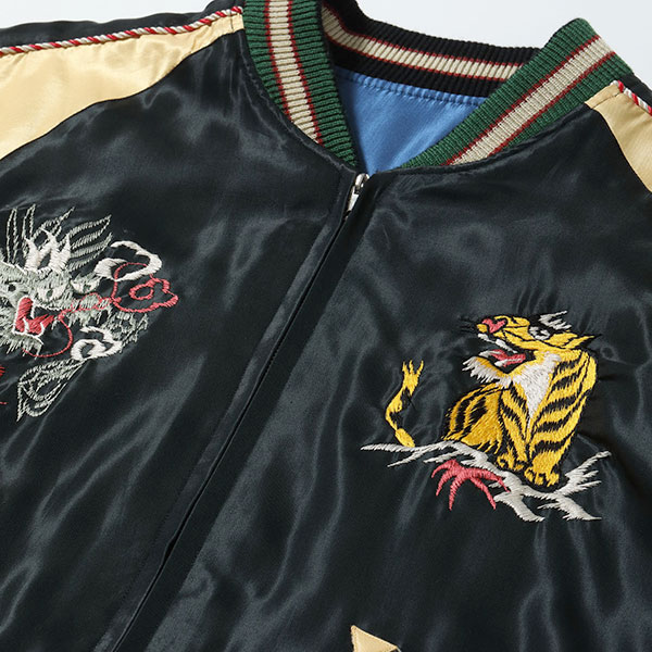 �ڥơ��顼���Ρ�Lot No. TT15542-119 / Early 1950s Style Acetate Souvenir Jacket ��JAPAN MAP�� �� ��GOLD DRAGON�ɡ�TT15542����������� ���饹�������