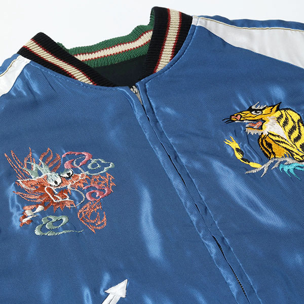 �ڥơ��顼���Ρ�Lot No. TT15542-119 / Early 1950s Style Acetate Souvenir Jacket ��JAPAN MAP�� �� ��GOLD DRAGON�ɡ�TT15542����������� ���饹�������