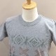 Dapper'sʥåѡ)Aztec Print Design Crew Neck Tee Special Sewing Model LOT1560