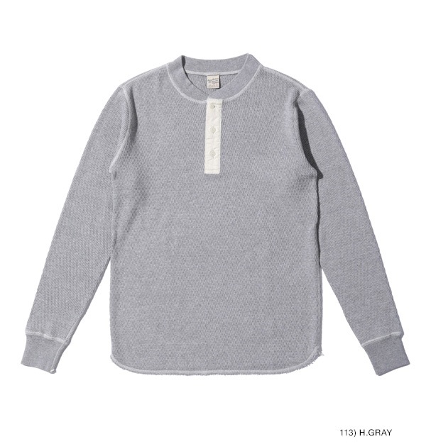 ��BUZZ RICKSON'S�ʥХ��ꥯ���󥺡ˡ�Lot No. BR68130 / BUZZ RICKSON'S THERMAL HENLEY NECK T-SHIRT �����ޥ� �إ�꡼�ͥå� ��åե�