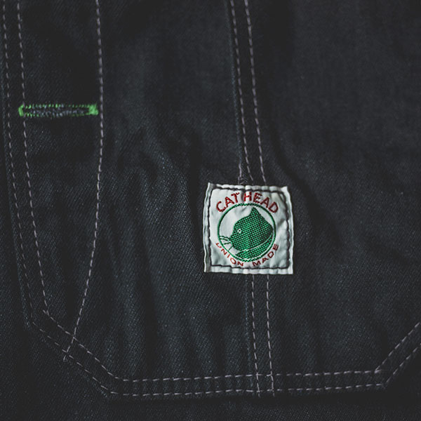 ��TCB JEANS�ʥƥ��������ӡ� �����󥺡��ˡ�Cat Head Jacket BKBK ����åȥإå� ���㥱�å� �֥�å� �ǥ˥� ���С������������� JAPAN DENIM