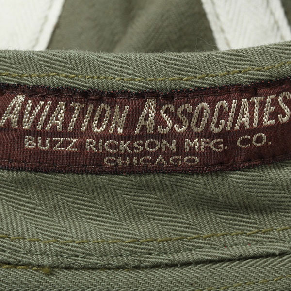 BUZZ RICKSON'SʥХꥯ󥺡ˡBR02537 / AVIATION ASSOCIATES O.D. HERRINGBONE ARMY HAT