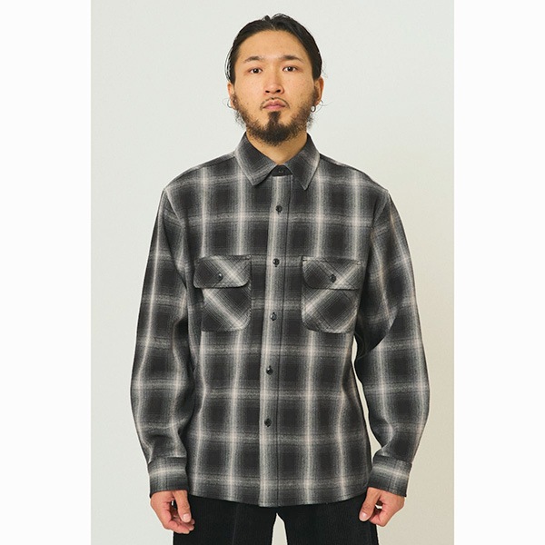 BIG MIKE（ビッグマイク）】 Heavy Flannel Shirts ヘビーフランネル