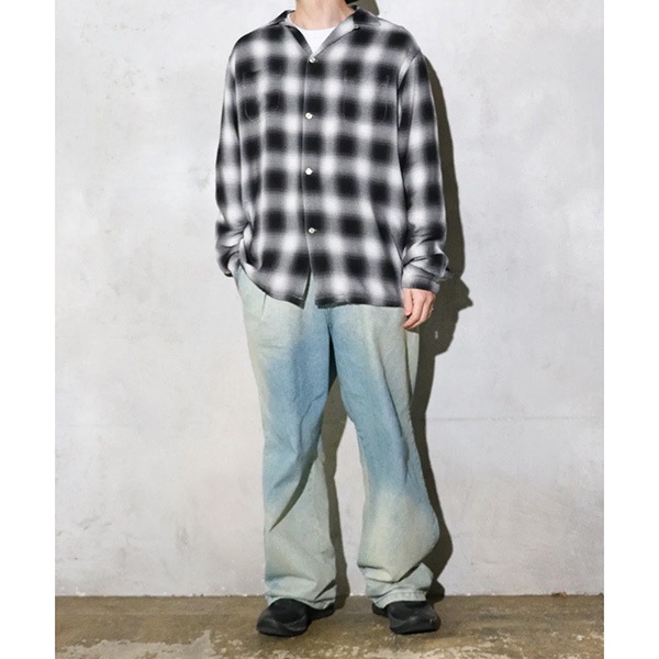 TOWNCRAFTʥ󥯥ե ˡPENNY'Sʤڥˡˡ 60S LOOP COLLAR SHIRTS ֥롼ץ顼 Ĺµ CHECK SHIRTS å TC24s004CL