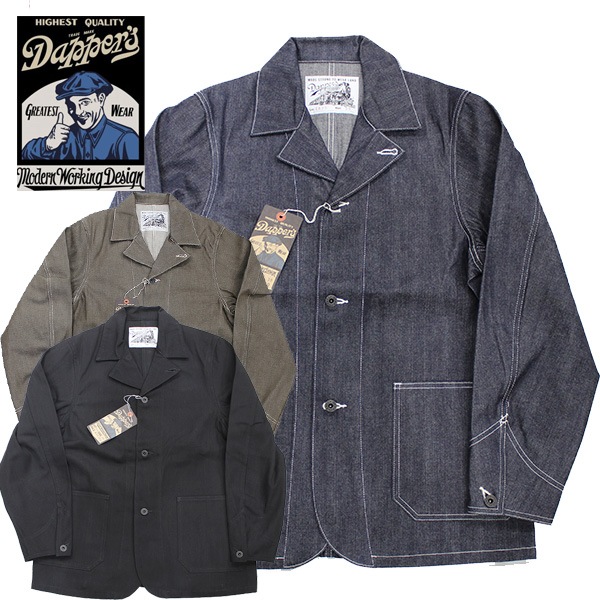 ��Dapper's�ʥ��åѡ����ˡ�Standard Coverall Jacket With WW2 Model LOT1805 �����ǥ� ���С������른�㥱�å�