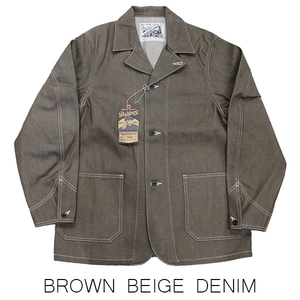 ��Dapper's�ʥ��åѡ����ˡ�Standard Coverall Jacket With WW2 Model LOT1805 �����ǥ� ���С������른�㥱�å�