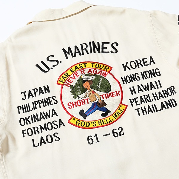 ��BUZZ RICKSON'S�ʥХ��ꥯ���󥺡ˡ� Lot No. BR15715 / TOUR JACKET ��U.S. MARINE CORPS 3rd MARINE EXPEDITIONARY BRIGADE�� ��3��ʼ������ �ĥ������㥱�å� ���������