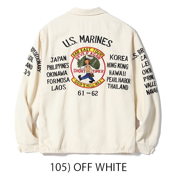 ��BUZZ RICKSON'S�ʥХ��ꥯ���󥺡ˡ� Lot No. BR15715 / TOUR JACKET ��U.S. MARINE CORPS 3rd MARINE EXPEDITIONARY BRIGADE�� ��3��ʼ������ �ĥ������㥱�å� ���������