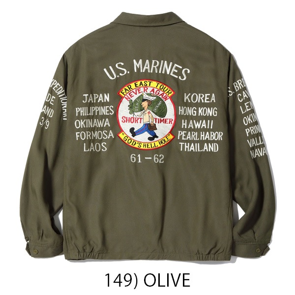 ��BUZZ RICKSON'S�ʥХ��ꥯ���󥺡ˡ� Lot No. BR15715 / TOUR JACKET ��U.S. MARINE CORPS 3rd MARINE EXPEDITIONARY BRIGADE�� ��3��ʼ������ �ĥ������㥱�å� ���������