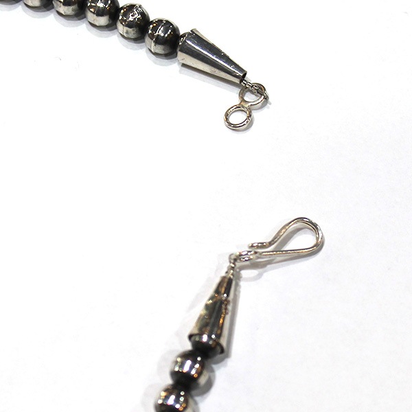 Ericka Nicolas Begayʥå˥饹ӥˡNavajo Pearl Necklace ʥХۥѡͥå쥹 [3mm/40cm] ʥХ² Silver925ʥ󥴥åȥС MatteIngotSilver