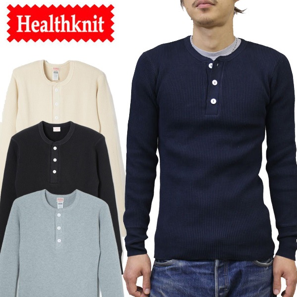 Healthknitʥإ륹˥åȡˡSuper Heavy Waffle ѡإӡ åե ޥ إ꡼ TEE Ĺµ 990