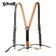 ��Schott�ʥ���åȡˡ�LEATHER SUSPENDER �쥶�������ڥ����