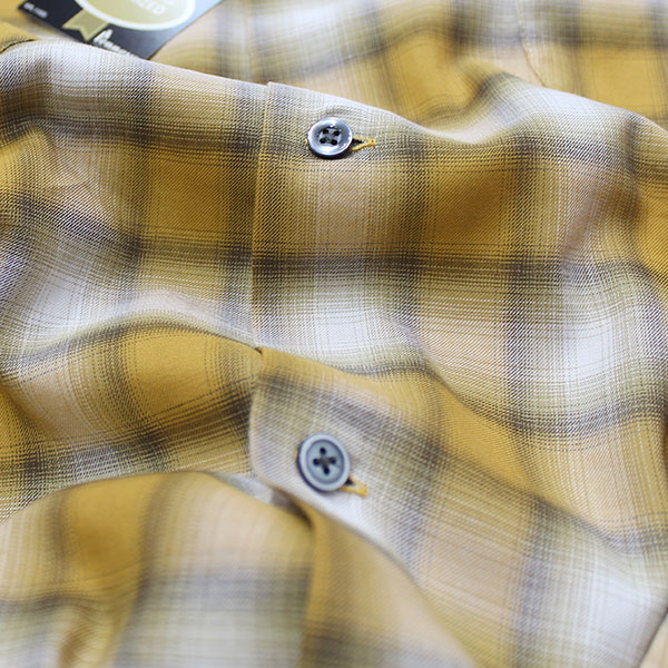 トップス A.R.P. Ombre Check Loop Collar Shirt A.R.P. Ombre Check Loop Collar Shirt（A.R.P. Ombre Check 捌