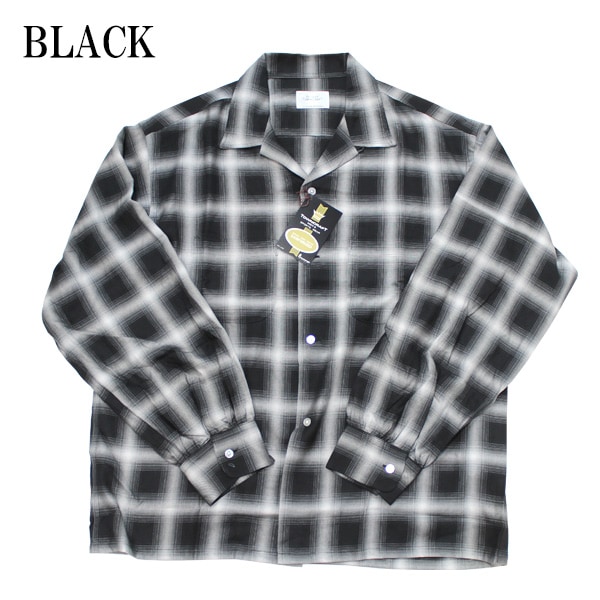 ��TOWNCRAFT�ʥ����󥯥�ե� �ˡ�PENNY'S�ʤڥˡ����ˡ� OMBRE LOOP COLLAR SHIRT ����֥� �롼�ץ��顼����� TC23S00600