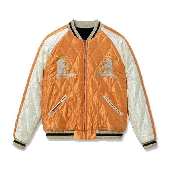 ڥơ顼Ρʥơ顼ȥ襦ˡTT15792-119 / Late 1950s Style Velveteen Souvenir Jacket POLAR BEAR  ALASKA MAPɡ ٥˥ 㥱å 饹  ٥ 