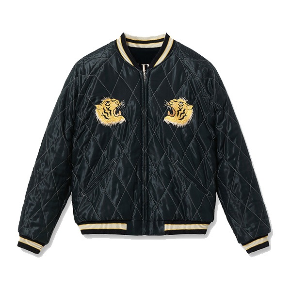 ڥơ顼Ρʥơ顼ȥ襦ˡTT15792-128 / Mid 1950s Style Velveteen Souvenir Jacket ROARING TIGER  JAPAN MAP  ٥˥ 㥱å   ٥ 