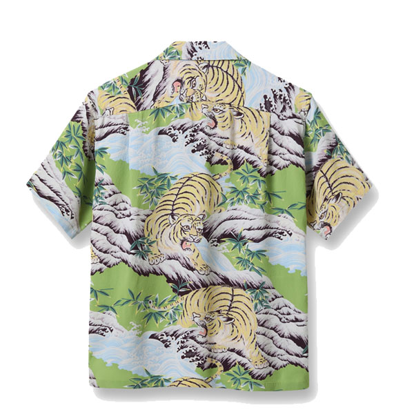 ϥ󥬡ץ쥼ȢSUN SURFʥ󥵡աˡLot No. SS39014 / RAYON HAWAIIAN SHIRT FIGHTING TIGER ALOHA ϥġ ϥ磻󥷥 ɴסȥ