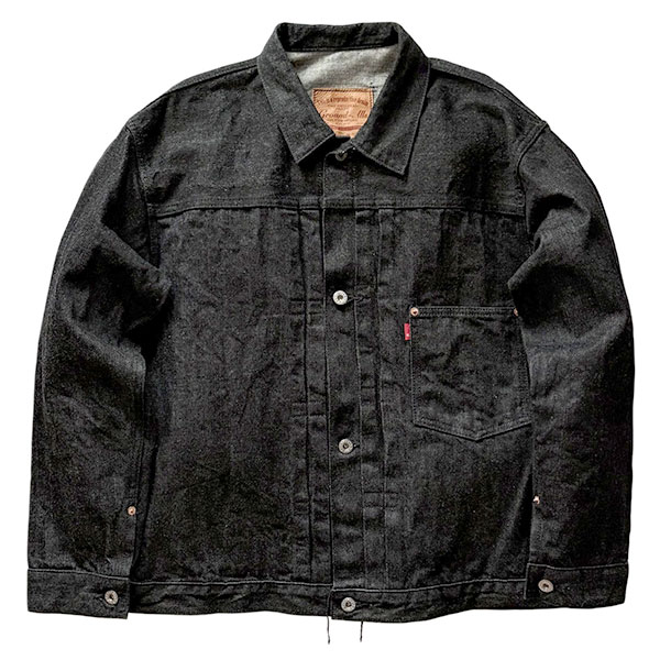 Ground-Alls SILVER STONEʥɥ륺 СȡˡS40's ǥ G-WW2-BK Rigid ꥸå JEANS   BLACK DENIM JACKETS G S40 ֥åǥ˥