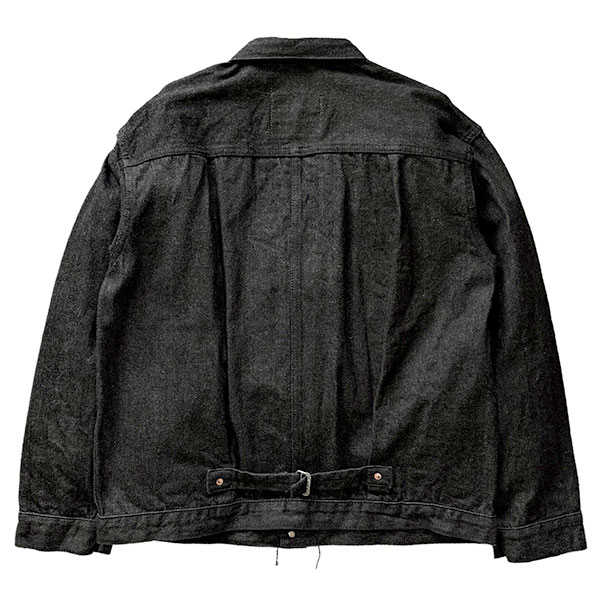 Ground-Alls SILVER STONEʥɥ륺 СȡˡS40's ǥ G-WW2-BK Rigid ꥸå JEANS   BLACK DENIM JACKETS G S40 ֥åǥ˥