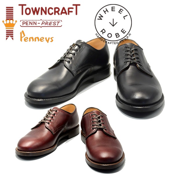 ��TOWNCRAFT �� WHEEL ROBE �ʥ����󥯥�ե� x ������������֡ˡ�6-EYE PLAIN TOE DERBY SHOES��#20075 #15075 �ۡ�������� �����२������ HORWEEN CHROMEXCEL