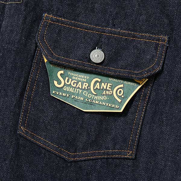 SUGAR CANEʥ奬ˡ Lot No. SC11936T / 13oz. DENIM BLOUSE 1936 MODEL (46/48ΤT-BACK) 1st Jacket եȥ㥱å TYP1 ץꥫ VINTAGE ơ 1936ǯ