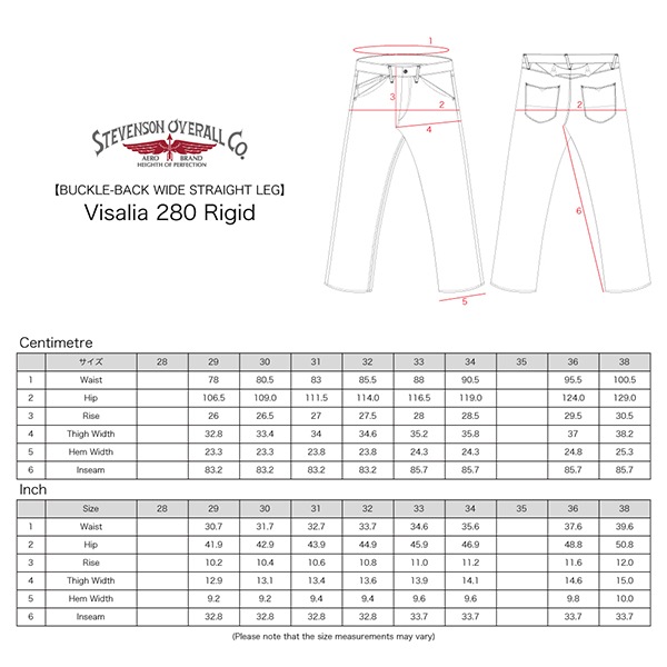 Stevenson Overall Coʥƥ֥󥽥 Сˡ Visalia-280 Brown Selvage Canvas BUCKLE-BACK WIDE STRAIGHT LEG ХåХå