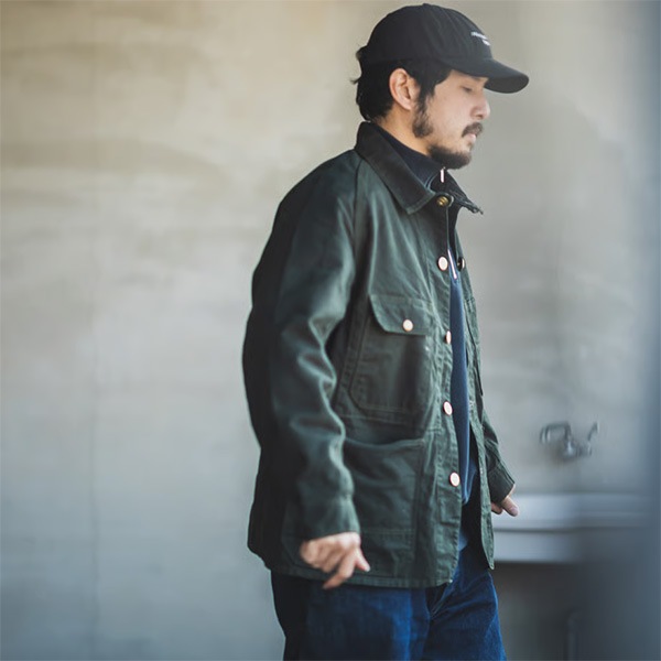 TCB JEANS（ティーシービー ジーンズ ）】Cat Head Jacket Green