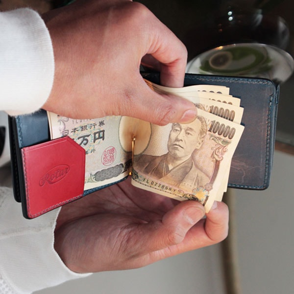 ��ROTAR�ۡʥ��������� Ro money clip �ޥ͡�����å� BLUE . BLACK . CHOCO