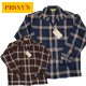 ��PENNEY'S�ʥڥˡ����ˡۥ���֥� CHECK OPEN SHIRTS Ĺµ�����