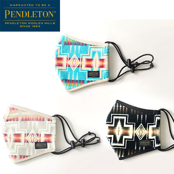 ��PENDLETON(�ڥ�ɥ�ȥ�)��pile fabric mask �ͥ��ƥ����� �ѥ���ޥ���